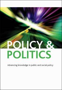 Policy and Politics cover