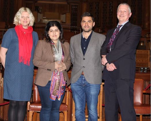 P&amp;P team with Baroness Warsi